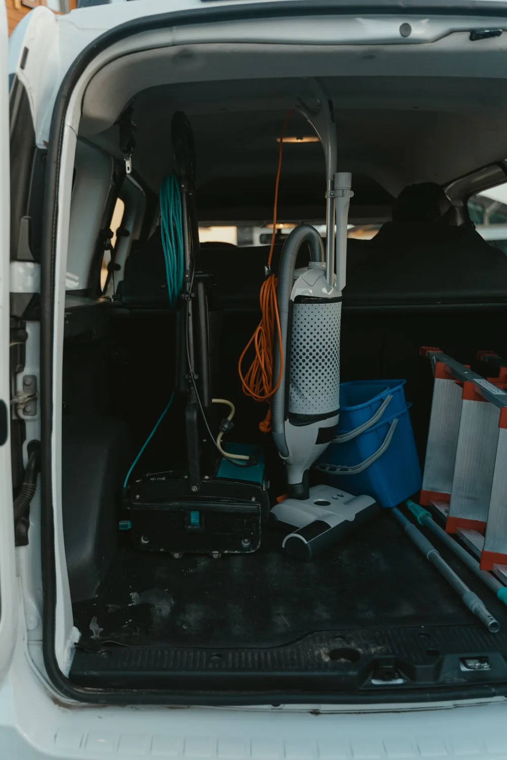 Field service tools prepared for a scheduled visit