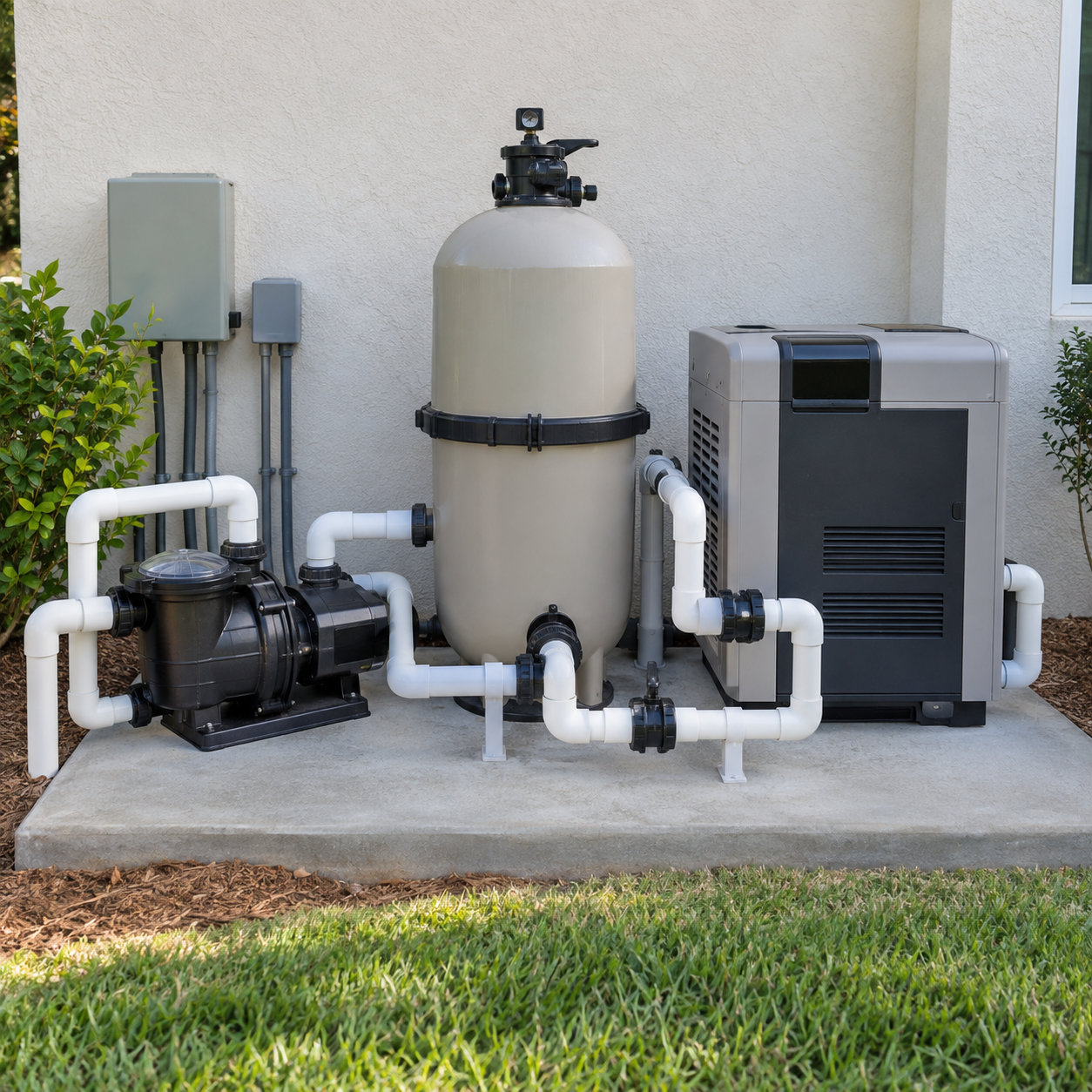 Pool equipment inspection example