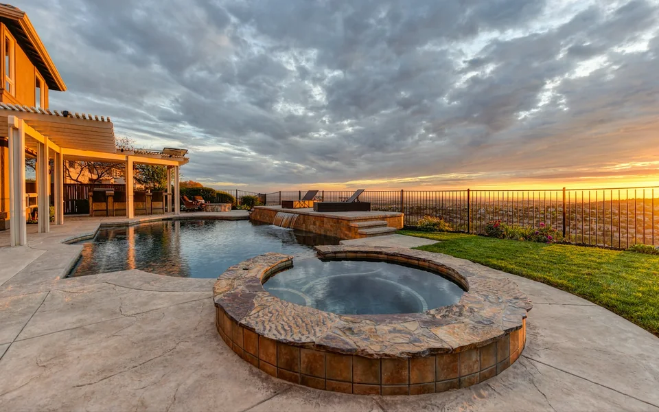 Pool and spa inspiration for the sample proposal
